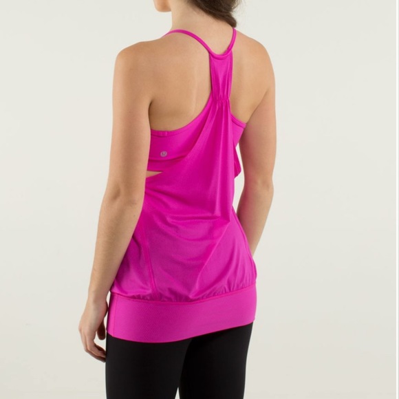 Lululemon No Limit Tank size 4 color: Paris Perfection - Picture 2 of 9